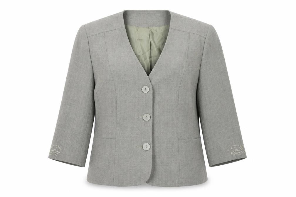 Brandtex Women's Grey Blazer Size 12