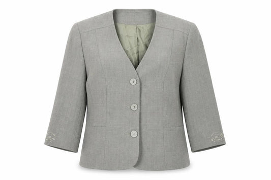 Brandtex Women's Grey Blazer Size 12