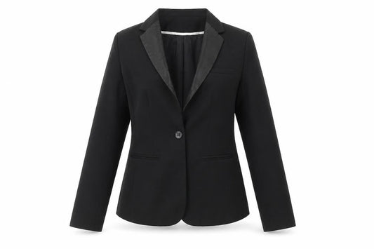 Bershka Women’s Black Blazer, Size L, Lined, Workwear