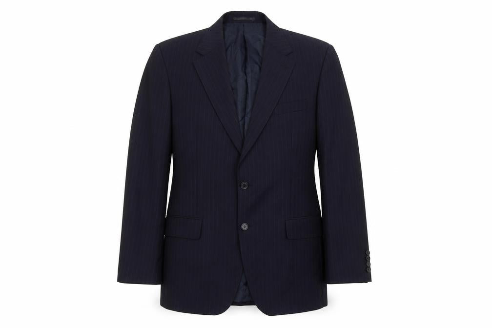 Scott & Taylor Men's Blue Blazer 42S Formal Wool Blend