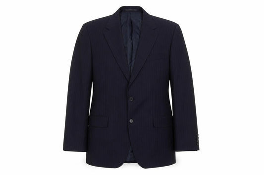 Scott & Taylor Men's Blue Blazer 42S Formal Wool Blend