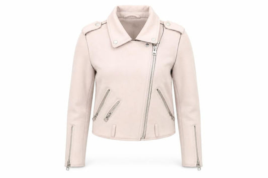 Zara Women's Beige XS Motorcycle Jacket