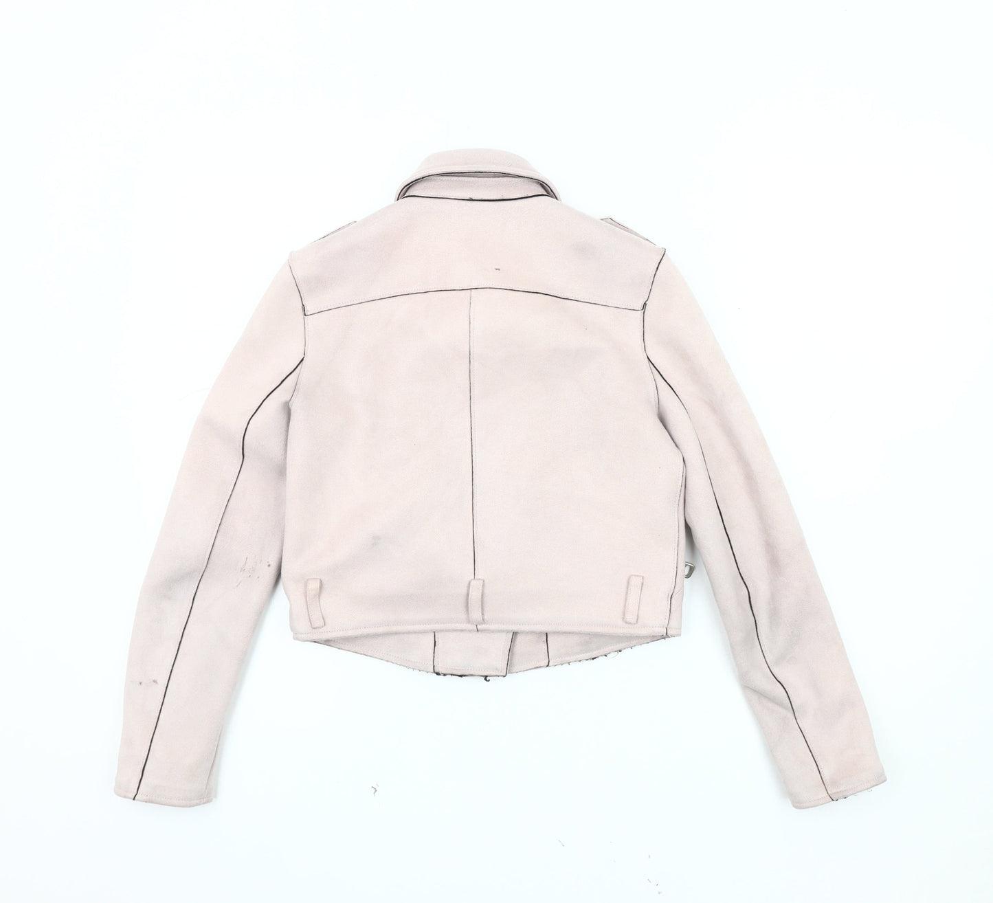 Zara Women's Beige XS Motorcycle Jacket