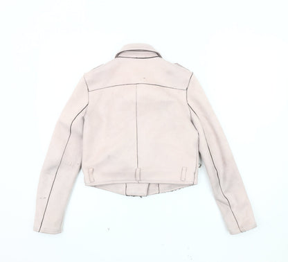 Zara Women's Beige XS Motorcycle Jacket