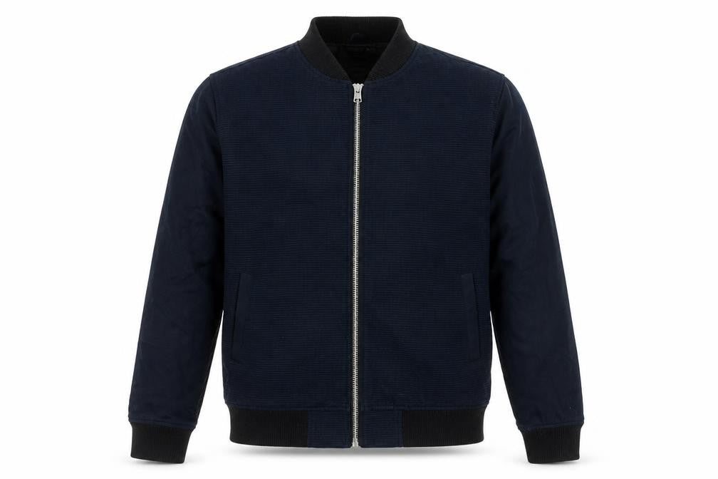 Topman Men's Blue Bomber Jacket M Cotton Casual 96cm-101cm