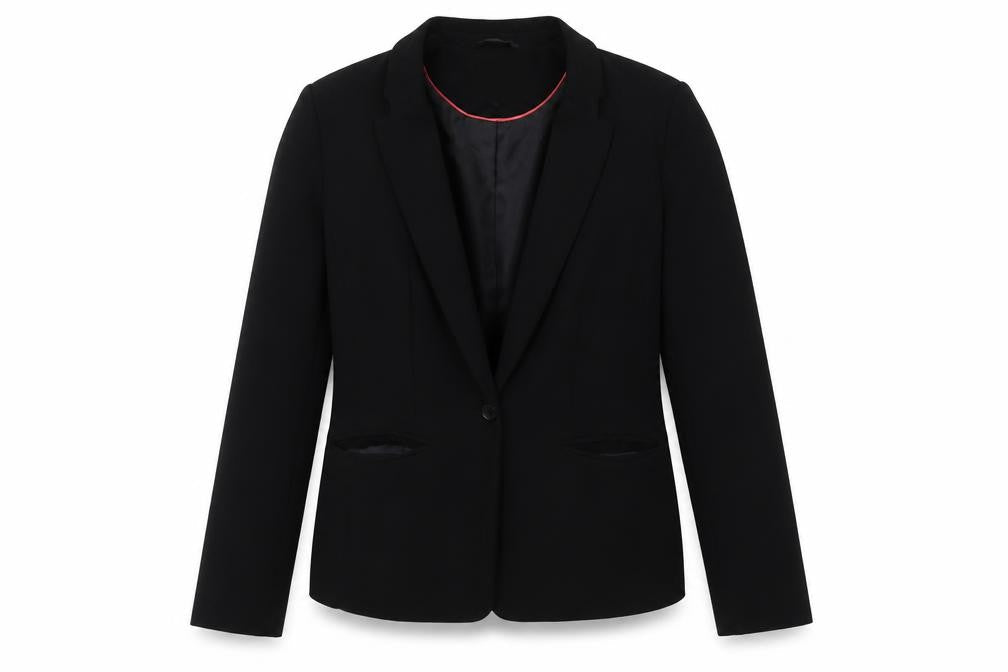 Next Women's Black Blazer - Size 8, Regular Fit, Lined