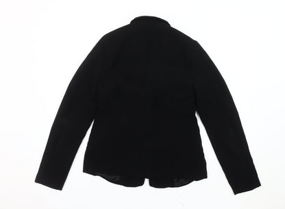 Next Women's Black Blazer - Size 8, Regular Fit, Lined