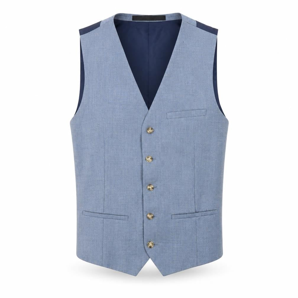 Topman Blue Men's Suit Waistcoat Size L 38
