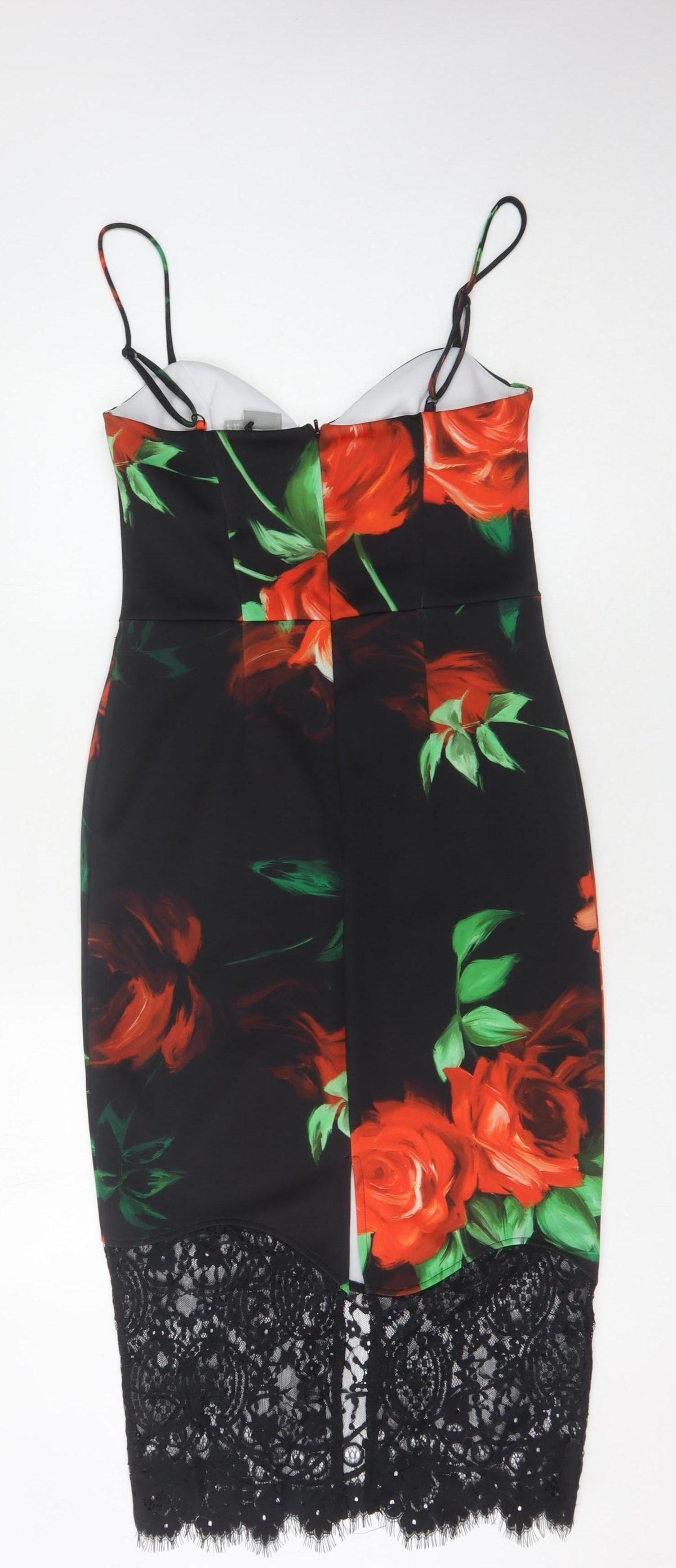 ASOS Women's Floral Midi Bodycon Dress, Size 12, Party