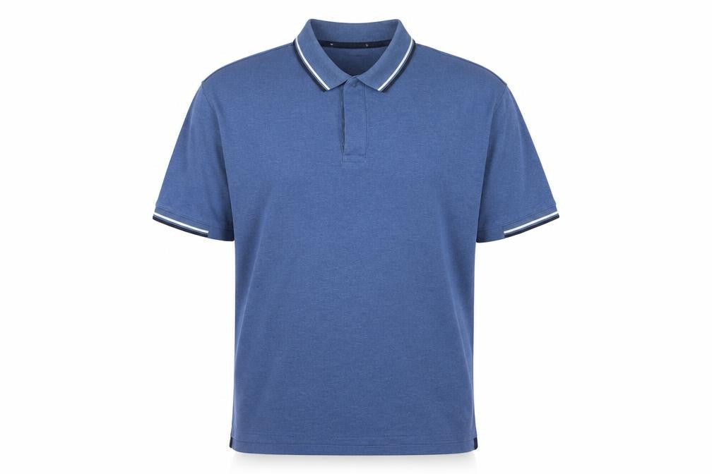 Marks & Spencer Men's Blue Medium Polo Shirt