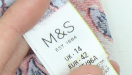 Marks & Spencer Women’s Floral T-Shirt - Size 14