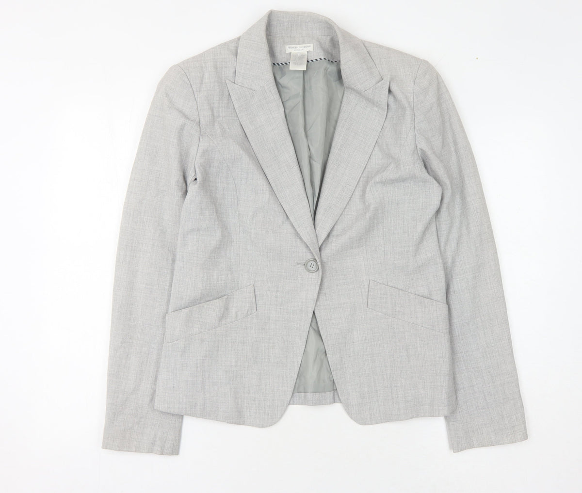 Worthington Women's Grey Blazer Size 8 Stretch Workwear