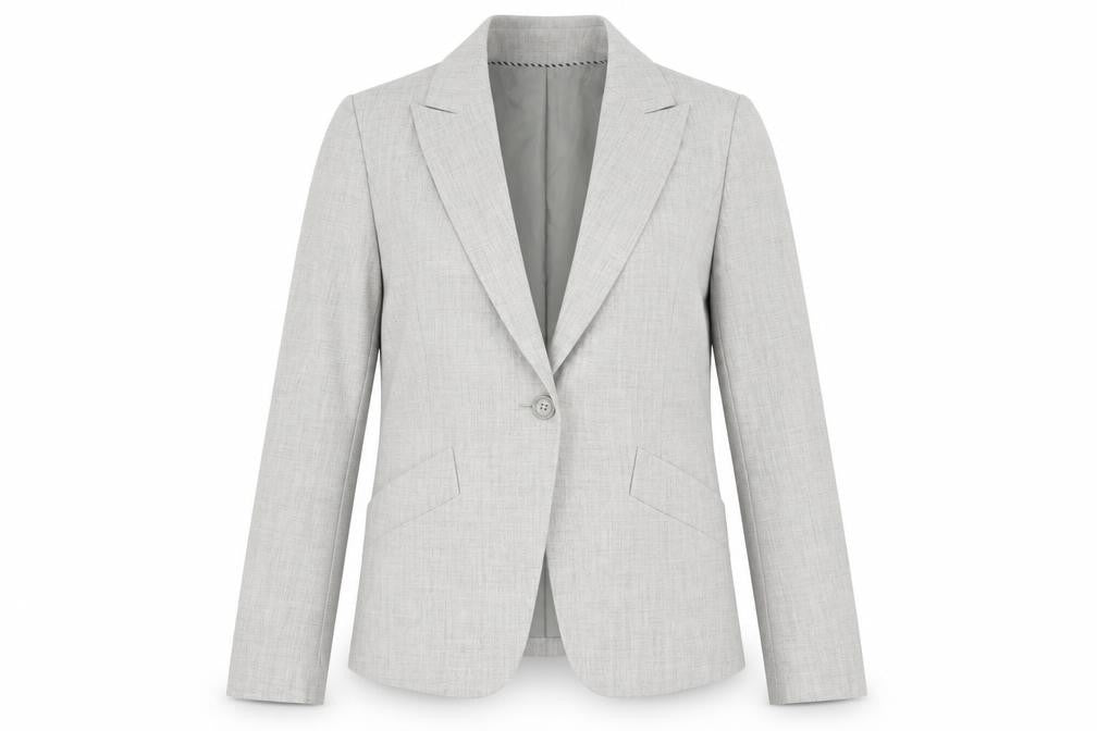 Worthington Women's Grey Blazer Size 8 Stretch Workwear