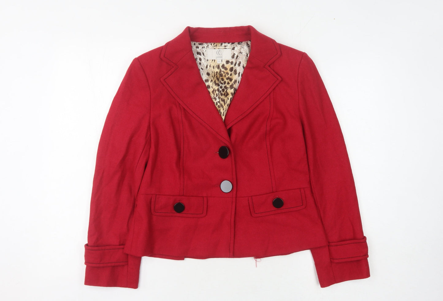 Country Casuals Petite Red Blazer for Women, Size 10, Classic Style