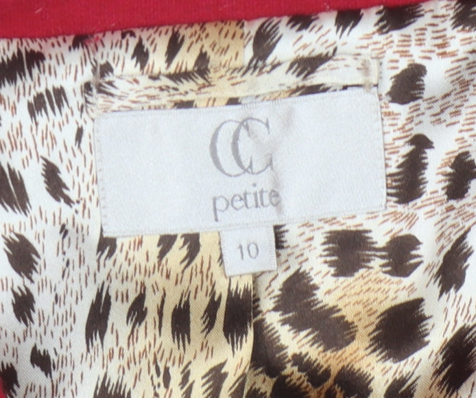 Country Casuals Petite Red Blazer for Women, Size 10, Classic Style