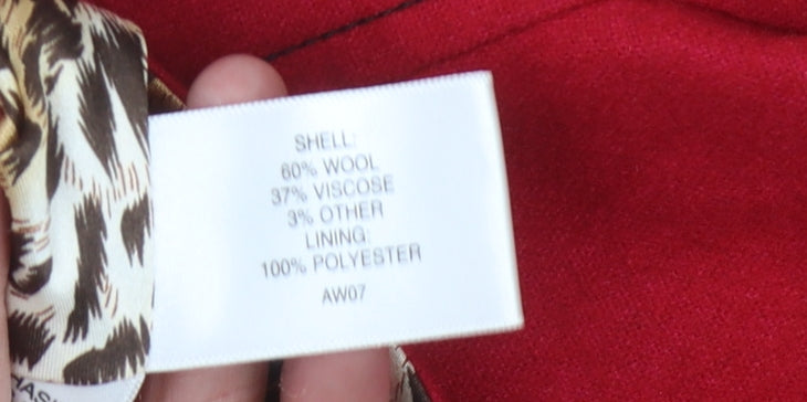 Country Casuals Petite Red Blazer for Women, Size 10, Classic Style