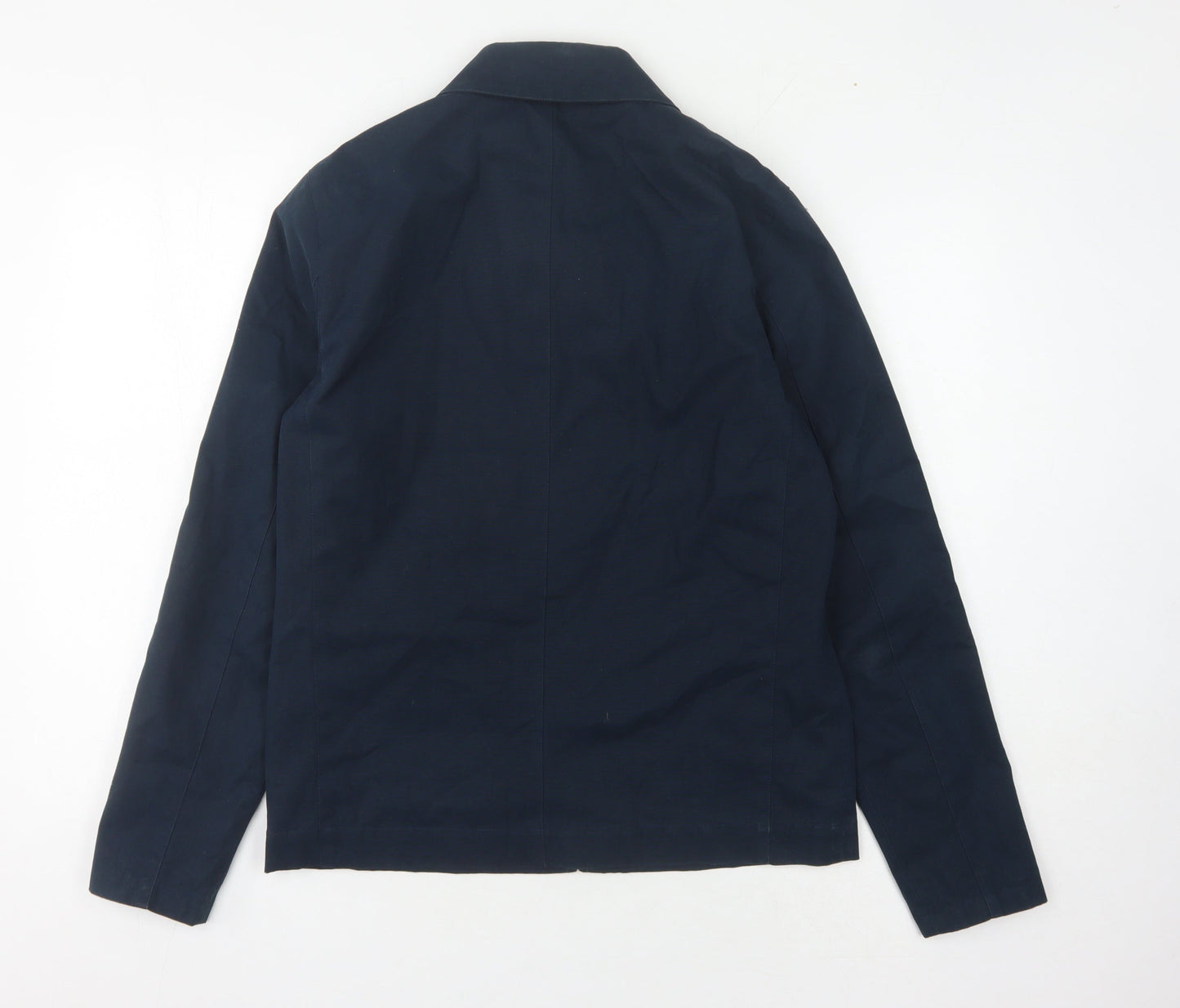 Peter Werth Men's Blue Cotton Jacket, Size S, Basic Style