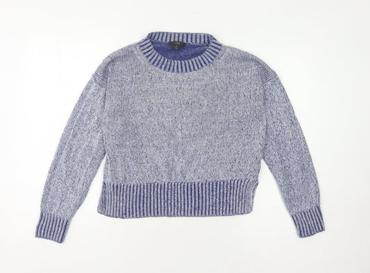 J.Crew Women's Blue Pullover Sweater Size S