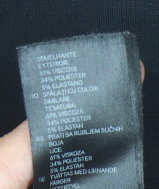 Basic Women's Black Shift Dress Size S