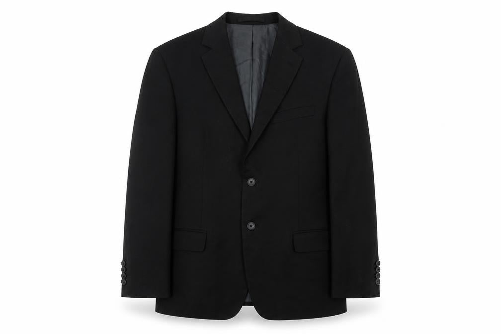 Marks & Spencer Men's Black Blazer - Medium, Regular Fit