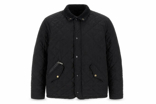 Feraud Men's Black Quilted Jacket M Casual