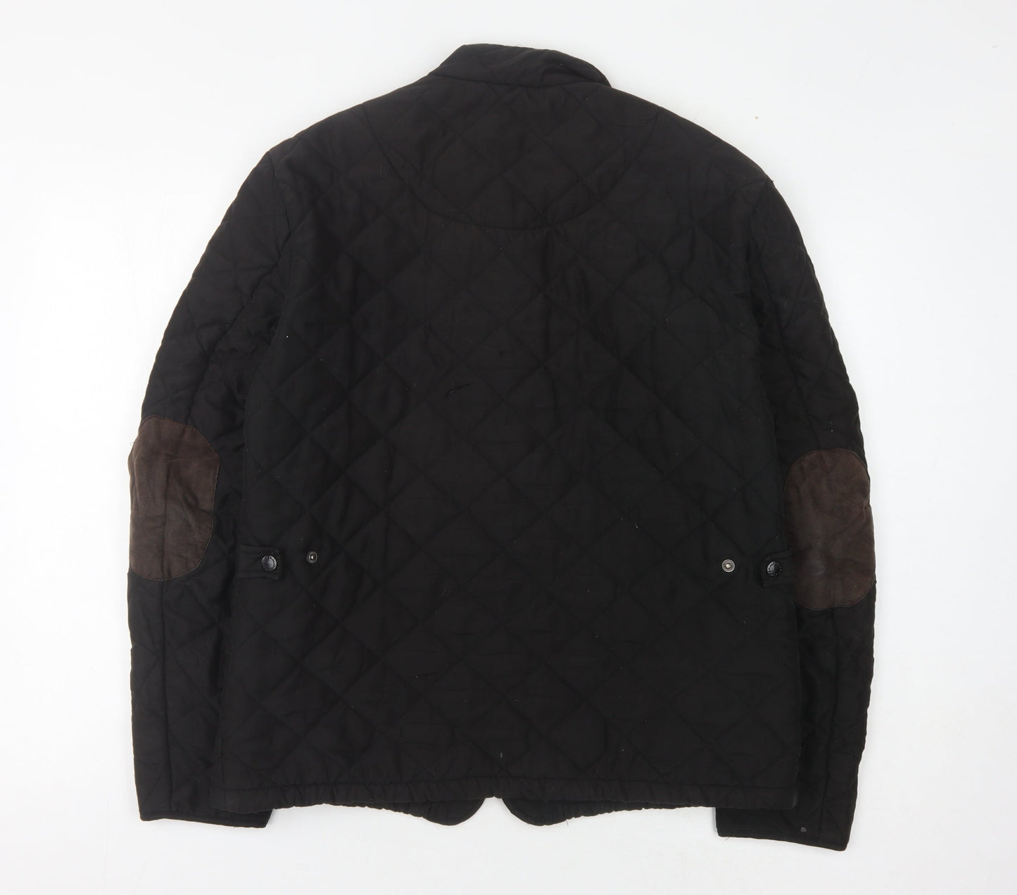 Feraud Men's Black Quilted Jacket M Casual