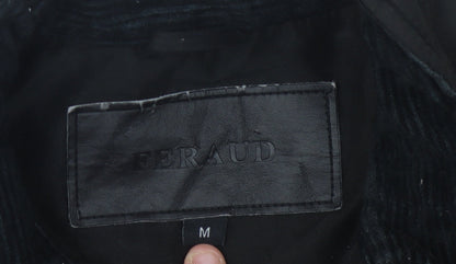 Feraud Men's Black Quilted Jacket M Casual