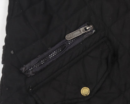 Feraud Men's Black Quilted Jacket M Casual