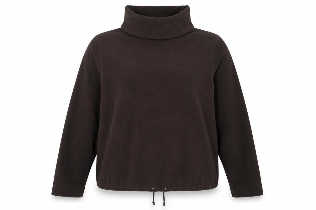 Hawkshead Women's Brown Roll Neck Sweatshirt Size 18
