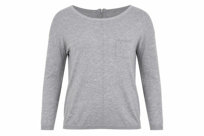 Next Women's Grey Merino Wool Crew Neck Jumper