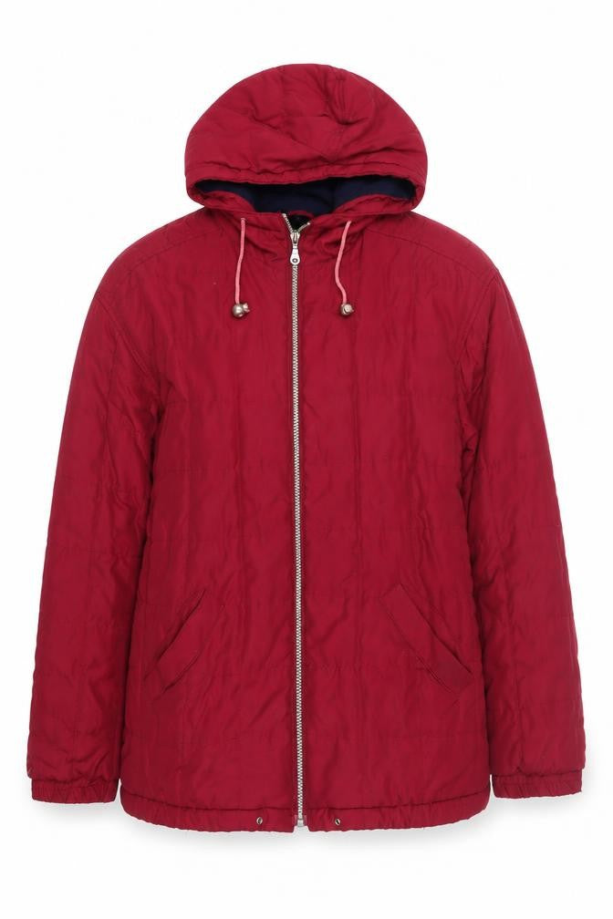 Hawkshead Women's Red Hooded Puffer Jacket Size S