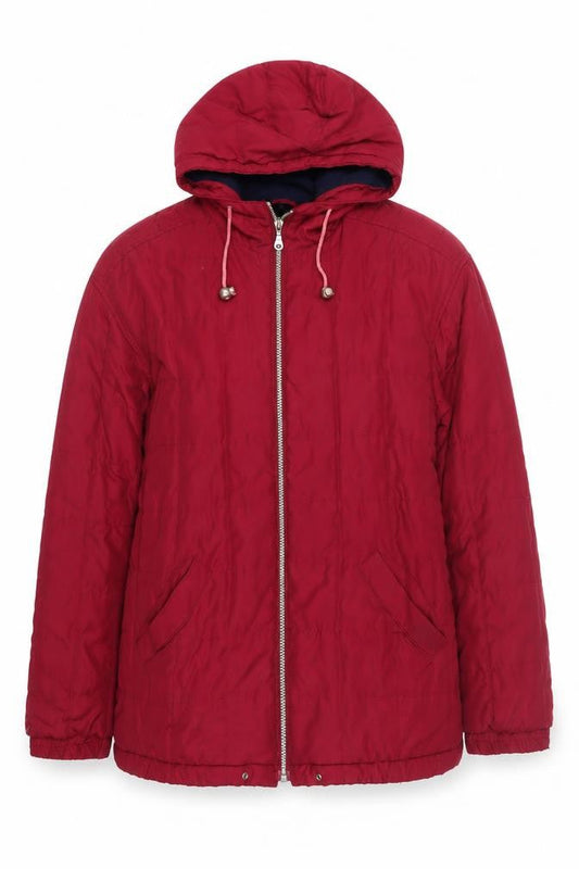 Hawkshead Women's Red Hooded Puffer Jacket Size S