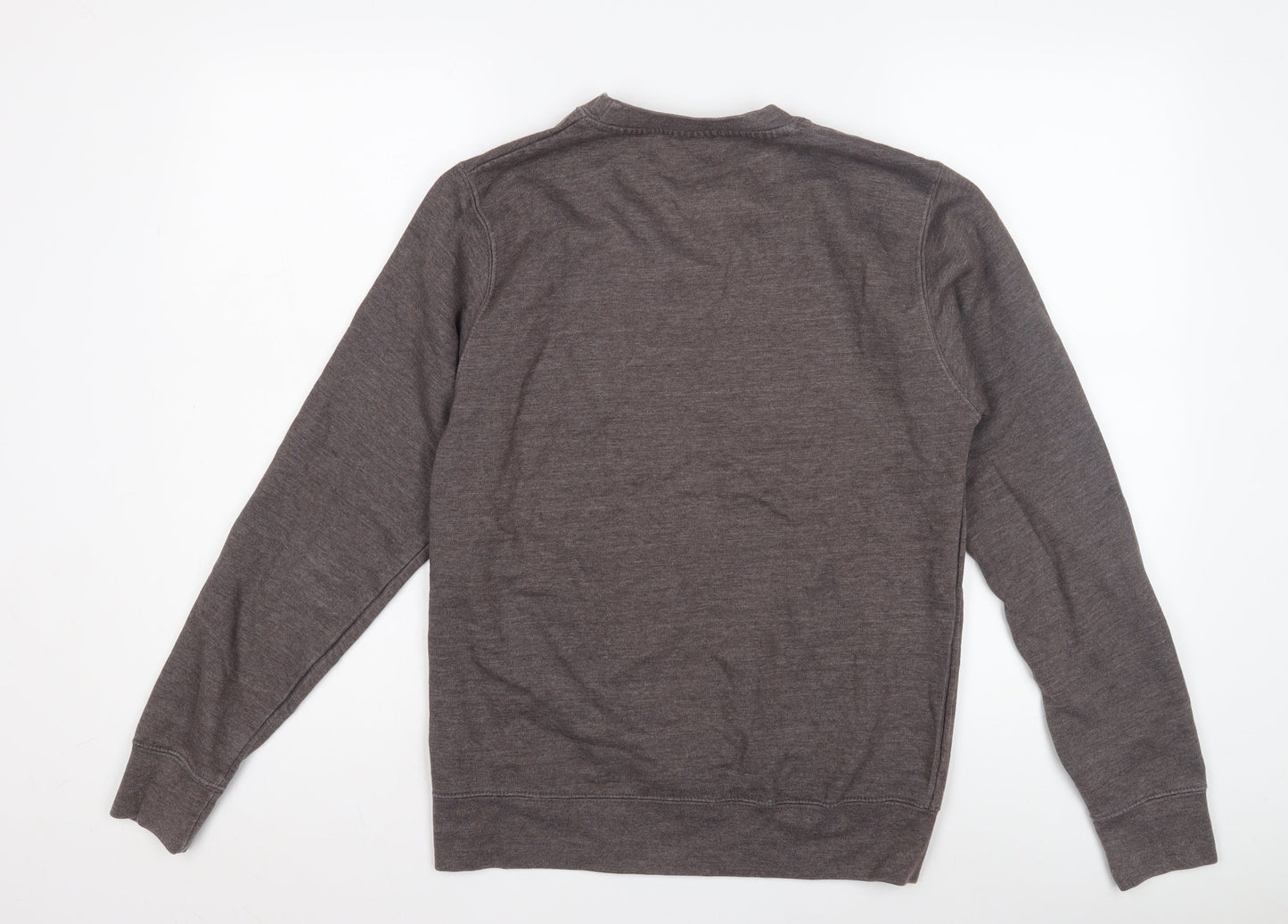 VLBT Men's Brown Graphic Pullover Sweatshirt