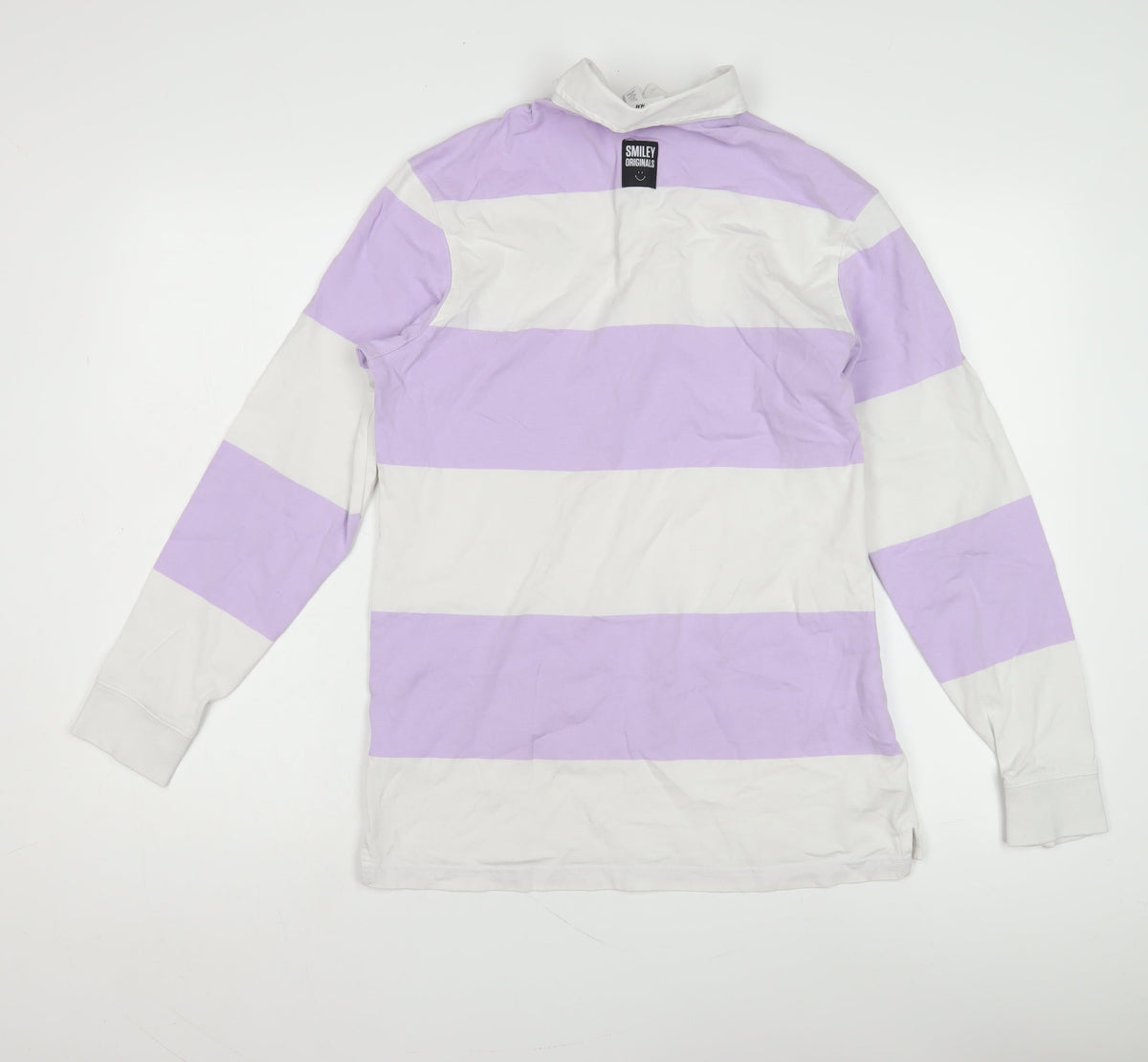 H&M Unisex Adults Multicoloured Stripe Polo S