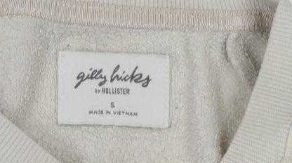 Gilly Hicks Women's Beige Sweatshirt Size S