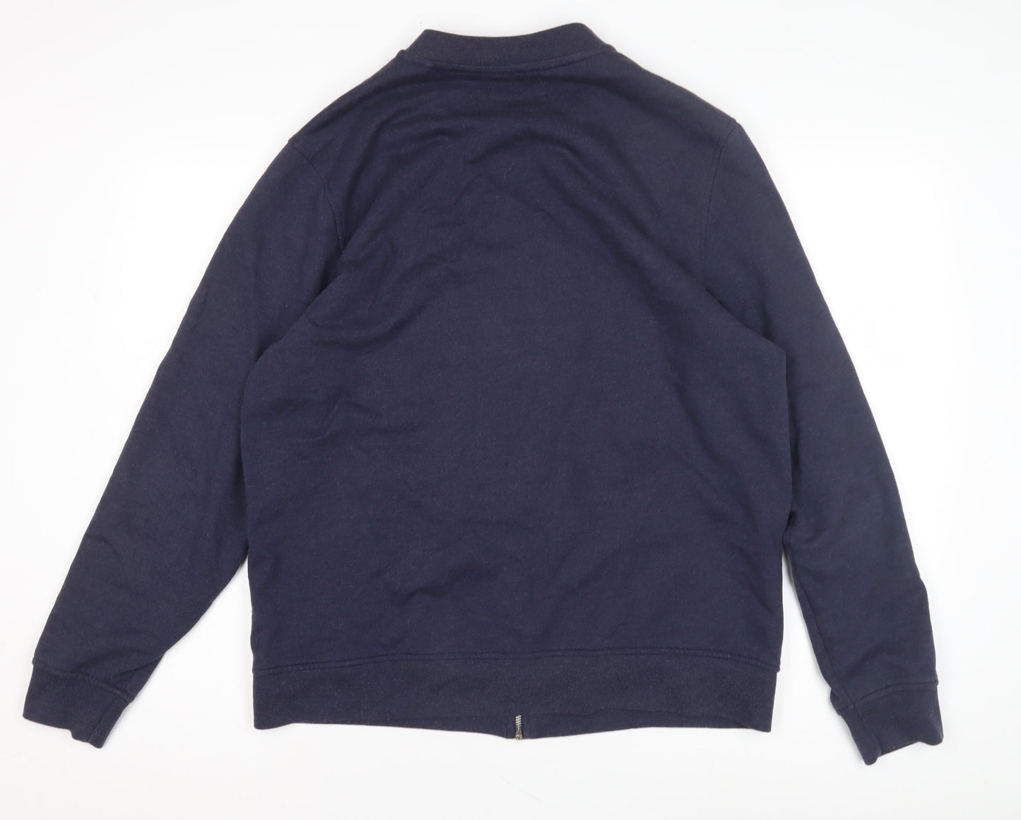 Red Herring Men's Blue Cotton Basic Jacket, Large
