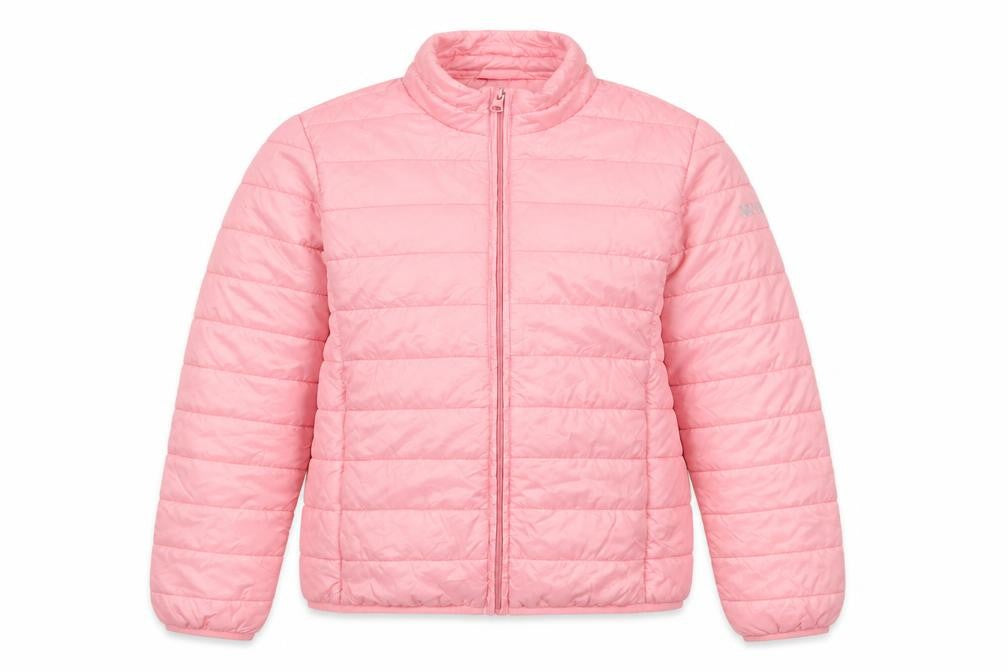 Mustang Girls Pink Puffer Jacket - Size M