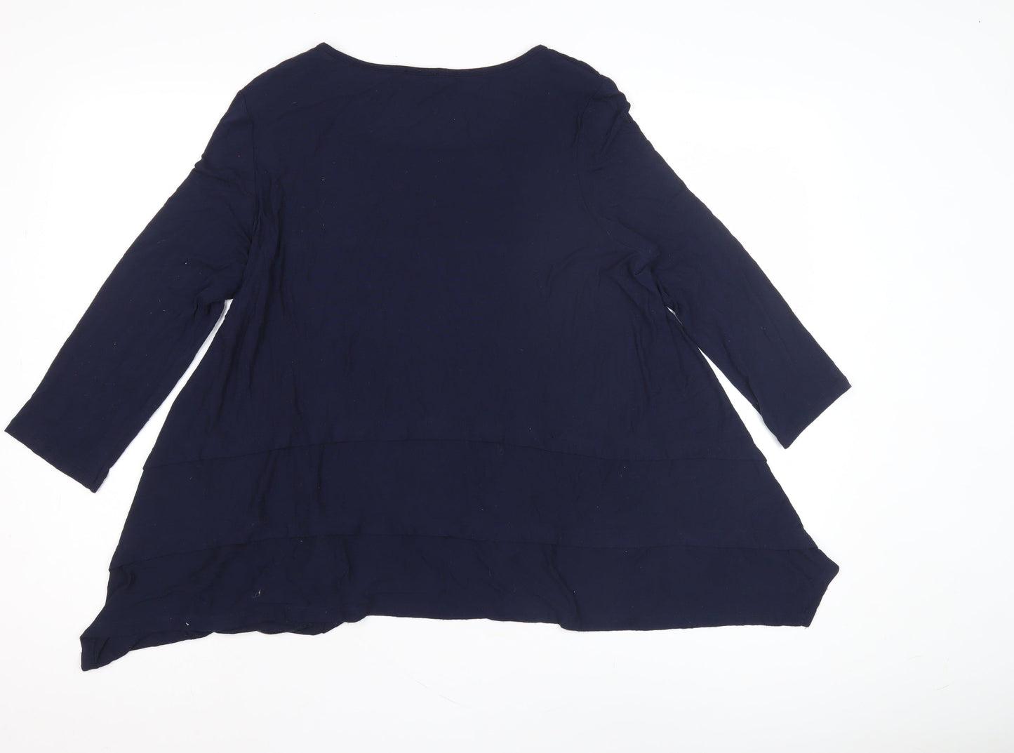 Phase Eight Women’s Blue Tunic Size 14 Round Neck