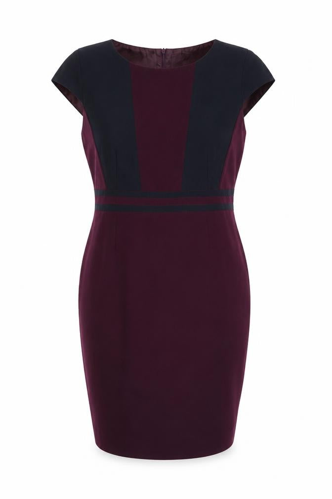 Preview Women's Purple Dress Size 16 with Zip Closure