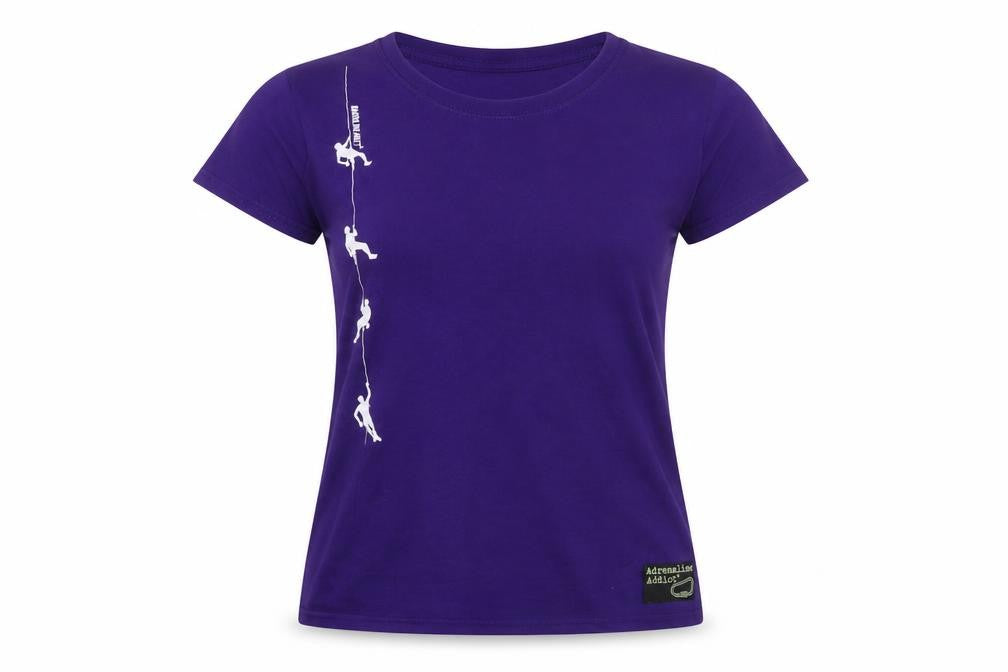 Adrenaline Addict Women's Purple T-Shirt M