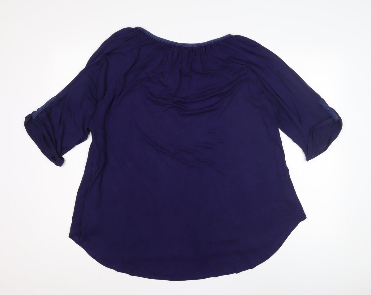Cable & Gauge Women's Blue Tunic, Size S