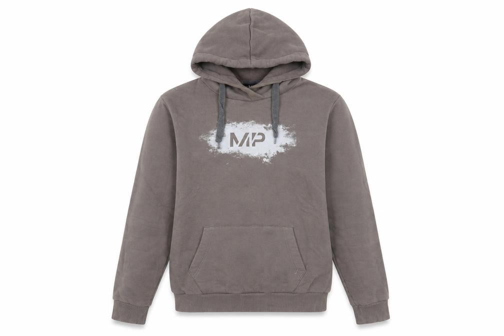 MP Unisex Adults Grey Pullover Hoodie XS
