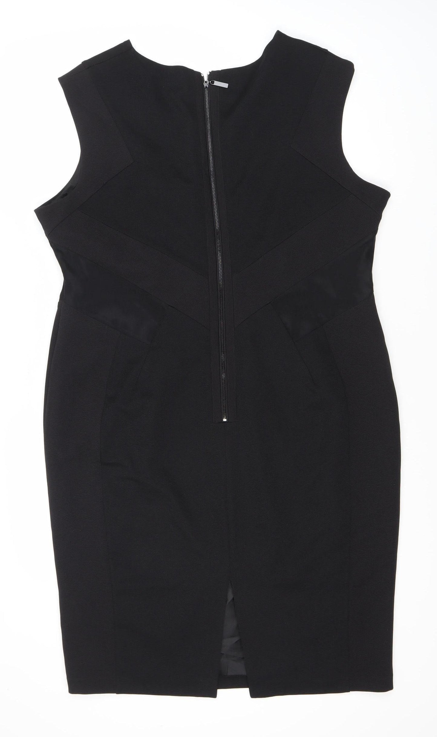 Marks & Spencer Women's Black Sleeveless Short Dress