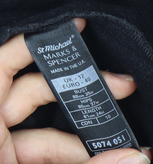 Marks & Spencer Women's Black Short Sheath Dress