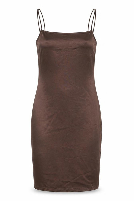 DIVIDED Brown Sleeveless Women’s Dress XS