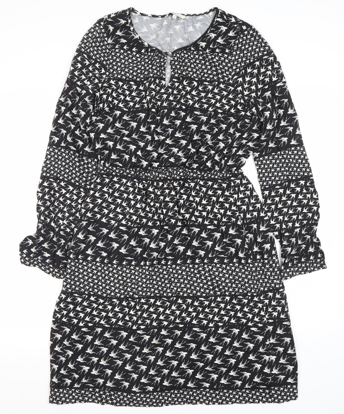 Sandwich Women's Black Animal Print Dress Size 6