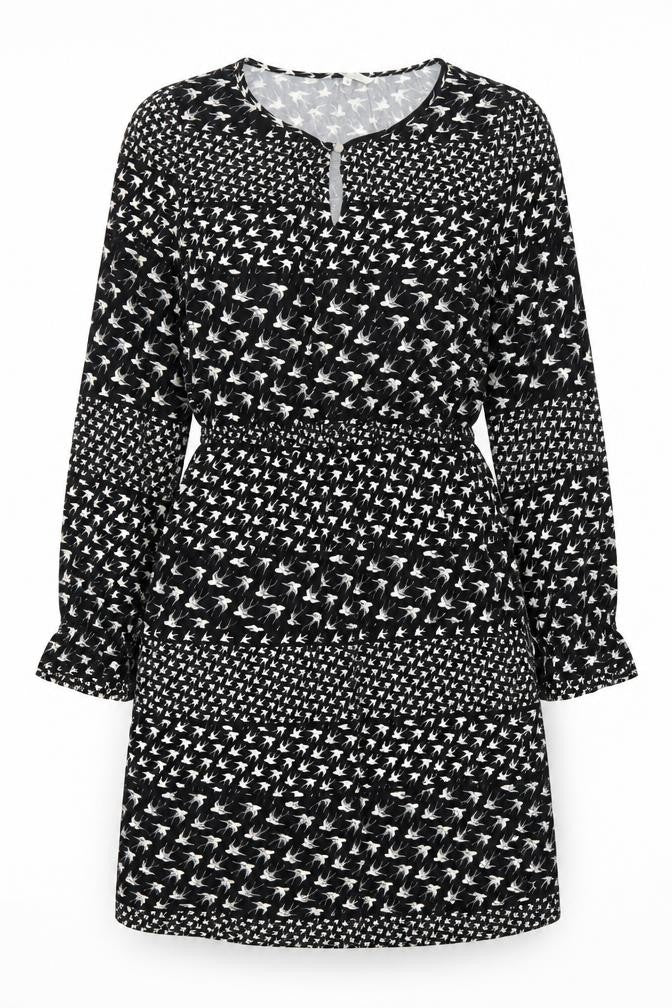 Sandwich Women's Black Animal Print Dress Size 6