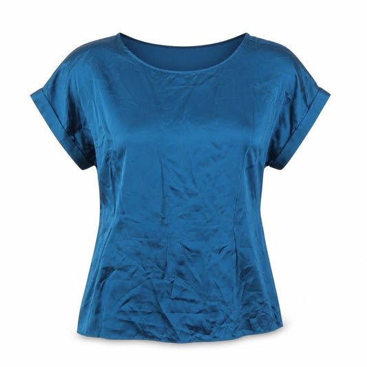 Marks and Spencer Blue Women's Short Sleeve Top
