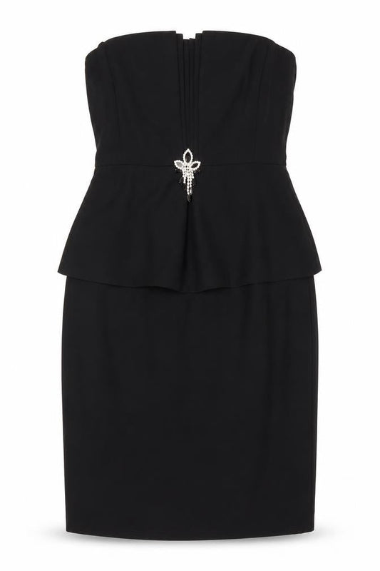 Joseph Ribkoff Women's Black Strapless Pencil Dress