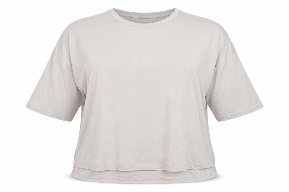 Marks & Spencer Women's Beige 3/4 Sleeve T-Shirt